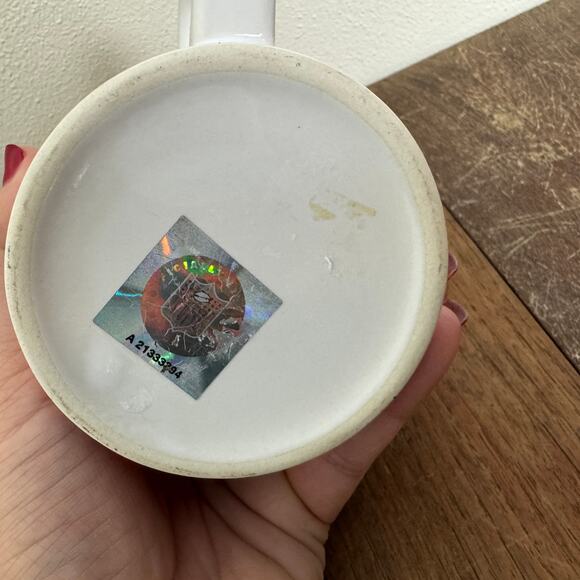 Kansas City‎ Chiefs NFL Vintage 1990s Ceramic Coffee Cup mug Standard Size - Picture 5 of 6